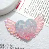 Acessórios de Resina Fofos DIY para Crianças Asas em Cor Degradê Borboleta Adorno Decorativo para Cabeça Caixa de Joias Pingente Fivela de Sapato Material