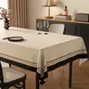 Toalha de Mesa Estilo Vintage, Impermeável, à Prova de Óleo, Resistente ao Calor, Lavável, Toque de Luxo, Uso Doméstico, Protetor de Mesa de Centro Isolante