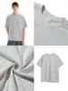 Camiseta de Algodón de 260g para Hombre, Edición Grande de Moda Nacional, Estilo Hombro, Juvenil, Ocio, Deportes, Holgada, Manga Corta, Pesada
