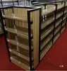 Fábrica de gabinetes de madera estantería ferretería estante de madera gabinete vitrina gabinete de madera tira galvanizada barandilla anticaída columna pequeña