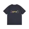Camiseta de Manga Corta de Algodón Puro para Mujer, Tops Casuales Sueltos de Verano de Media Manga para Adolescentes, Camisetas con Estampado de Dibujos Animados para Niñas