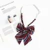 Pajarita de graduación para mujer, color vino tinto, estilo académico japonés JK, accesorios para uniformes escolares gratuitos.