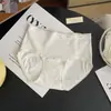 5080 Ropa Interior de Algodón Puro Suave de Baja Saturación para Mujer, de Cintura Media, Alta Elasticidad, Transpirable, Refuerzo de Algodón Puro Antibacteriano 10A, Bragas Triángulo Dulces