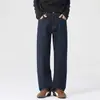 Roupas Masculinas Fengshe / Jeans Patchwork Cor Original Primavera e Outono Novo Estilo Americano Calças Largas Tendência Masculinas