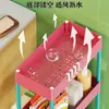 Estante de Almacenamiento para Baño, Carrito Móvil para Baño, Estante de Almacenamiento para Detergente de Lavandería, Estante de Almacenamiento para Baño con Ruedas, Estante de Almacenamiento para el Hogar