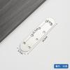 Conector de muebles con soporte fijo de ángulo recto de 90 grados engrosado de acero inoxidable, placa laminar, placa plana, fijador de hierro angular