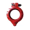 Braçadeira de Tubo de Bomba de Caminhão Betoneira 125/100/80 Braçadeira de Tubo Forjada Braçadeira de Tubo de Bomba de Solo Braçadeira em U