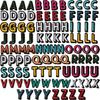 26 Letras em inglês Bordar Pequeno Patch Patch Bordar Subsídio Nome Marca Patch de pano Conjunto de 104 peças