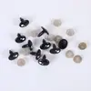 Boneca Olho Branco de Dois Pontos Olhos de Boneca Kawaii com Gaxeta Olhos Ovais Nariz Acessórios para Brinquedos de Pelúcia