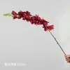 Flor de delfinio artificial individual, arreglo floral artificial, flor decorativa de jacinto, arreglo floral para sala de estar, adorno de suelo de rama alta