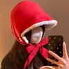Sombrero Estilo Lei Feng con Correa Protectora para Orejas Otoño e Invierno 2025, Adelgazante Facial, Se Puede Usar como Bolso de Hombro, Sombrero Cálido Versátil Engrosado