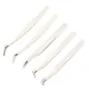 Pinzas para Pestañas Postizas Pinza Maestro de Pestañas Pinza Rizadora de Pestañas Pinza Delfín Dorada Pluma Pinza de Alta Precisión Pinza Flor Herramienta Pinza para Cejas