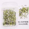 Aliexpress Nail Art Taiwán Acrílico Fondo Plano Diamante Cristal Blanco Color Ab Uña DIY Decoración Venta al por Mayor Sinfonía