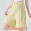 Pantalones de maternidad para verano, sencillos y casuales, versátiles, con estampado de olas, ajustables, pantalones casuales de 5 puntos, texturizados y frescos