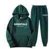 Conjunto de Sudadera con Capucha para Hombre y Mujer Otoño e Invierno 230g Peso Pesado Estampado de Letras