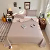 Juego sencillo de tres piezas para cama antideslizante, reversible con un lado de algodón puro y el otro de forro polar, adecuado para todas las estaciones, se usa como sábana, cubrecolchón o manta de ocio