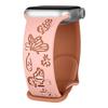 Estampa de Borboleta é Adequada para Apple Watch S9/Ultral Pulseira iWatch Pulseira de Pulso Pulseira de Relógio Estampada