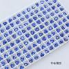 Broca para uñas Dongzhou de 5,5 mm con forma de corazón de melocotón, broca inferior puntiaguda, broca para vidrio con forma de corazón de color, accesorios de joyería para bricolaje, broca para decoración de uñas
