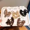 Paquete de 4 Gomas para el Cabello Sencillas con Patrón Ondulado Color Té con Leche, Elásticos Elegantes para el Cabello, Cuerdas Básicas de Alta Elasticidad para Mujeres