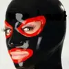 Máscara de Látex Fetichismo Halloween Sexy Casco de Látex Máscara de Látex Máscara de Látex con Cremallera Rol