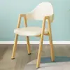 Silla de comedor nórdica con respaldo simple, silla de tocador moderna para dormitorio de uso doméstico, silla para escritorio de estudio, silla de comedor