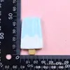 Helado Grande de Dos Colores Helado Juego de Comida Accesorios de Resina Pegamento de Crema Estuche de Teléfono Diy Llavero de Refrigerador Lote