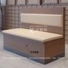 Mesa de jantar e cadeira de sushi de madeira maciça para loja de alimentos diários, restaurante de lanches, churrasco, restaurante ocidental, assento para cartão, sofá, combinação comercial
