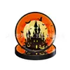 En stock Fiesta de Halloween Temática Castillo Desechable Calabaza Bandeja de Papel de Halloween Vaso de Papel Servilleta de Papel Decoración de Bandera