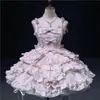 Vestido Original Lolita JSK Cuello Halter Vestido Diario con Lazo Estilo Princesa Lolita