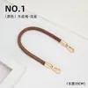 Accesorios para bolsos Hengjiang correa cruzada de un solo hombro cuerda de cuero de vaca redonda de 8 mm hebilla de metal correa de bolso correa de muñeca