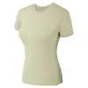Camiseta de yoga para mujer, adelgazante, de secado rápido, transpirable, de alta elasticidad, top de entrenamiento, Camiseta Fitness Feminina