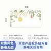 Papel Pintado Transfronterizo Acuarela Floral Planta Verde Pegatinas Electrostáticas para Vidrio Pegatinas para Ventanas Pegatinas Decorativas para Escaparates