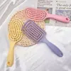 @Pente Repelente de Mosquitos Rosa Pente Fofo de Coroa Alta Pente para Cabelo Longo Feminino Pente Fada Macaron Pente Massageador de Costas