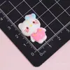 Funda para teléfono de gato de cuerpo entero de dibujos animados brillante, pegamento de crema de resina para manualidades, colgante para goma de pelo, pegatina para vaso de agua, parche para pinza de pelo al por mayor