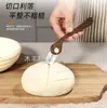 Cuchillo para greñar pan bagueta europeo mango de madera de nogal negro cuchillo para greñar cuchillo para greñar patrón de pan herramienta para hornear