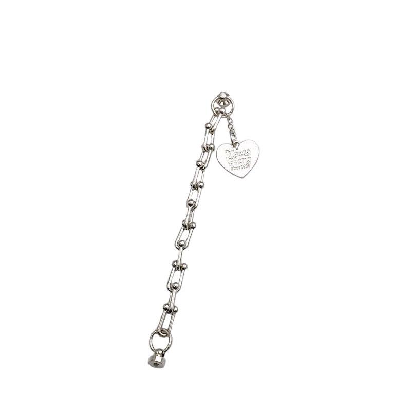 爱心吊坠手链-白底