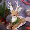 Adornos de Reno Navideño, Accesorios para Fotos, Decoraciones Navideñas, Decoración de Ambiente para Mesa y Ventana, Pequeños Renos Realistas