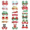Gafas Navideñas Papá Noel Muñeco de Nieve Cuernos de Reno Monturas de Gafas Suministros de Decoración para Fiestas Infantiles Gafas Navideñas al por Mayor