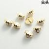 Botón de camisa de metal Pin Guan, venta al por mayor, botón de suéter para niños de alta calidad, botón, accesorios de bricolaje, oro, 10 mm