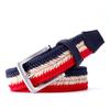 Cinturón Tejido Patrón Espina de Pescado Cuerda de Cera para Hombre Mezcla de Paja Tejida Cinturón de Lona Casual para Hombre y Mujer Casual y Versátil