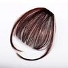 Peluca de cabello humano real con flequillo, flequillo falso fino, mini flequillo de cabello real tejido a mano, disponible en fábrica, venta al por mayor