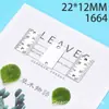 Acessórios vintage de liga DIY 22*12mm liga furo duplo pequena ferramenta régua paquímetro