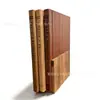 Conjunto de Tábuas de Corte de Madeira de Acácia, Tábuas de Corte em Forma de Livro de 3 Peças com Base, Tábua de Corte Doméstica para Cozinha, Espessada e Dupla Face