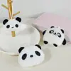 Nuevo Llavero Colgante Cabeza de Panda de Dibujos Animados Colgante de Llavero de Oso Panda de Peluche Accesorios Decorativos para Bolsos