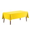 Toalha de Mesa Descartável Lisa Material Peva Espessada e Ampliada 137*183cm Toalha de Mesa Cor Pura Decoração de Festa Cor Única