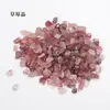 Venta al por mayor de fábrica Piedra triturada de cristal natural Cristal blanco Cuarzo rosa Piedra de cristal amarillo Materiales hechos a mano para decoración de uñas Piedra desmagnetizadora de cristal