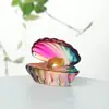 Artesanías de Cristal Transfronterizas Conchas de Perla de Mejillón de Colores Regalo de Cumpleaños para Niños Adornos de Cristal para Hogar y Oficina