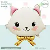Globos de papel de aluminio con cabeza de animal linda estilo caricatura, nuevos, transfronterizos, decoraciones y suministros para fiestas de cumpleaños de niños y bebés
