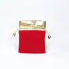 Bolsa Grande de Terciopelo Rojo para Joyería con Cordón, Al por Mayor en Stock