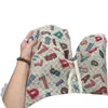 Shorts Jacquard com Letras American Graffiti Masculino Verão Design de Nicho Senso de Estilo Calças de Cinco Pontos Vibe High Street Perna Reta Calças de Praia